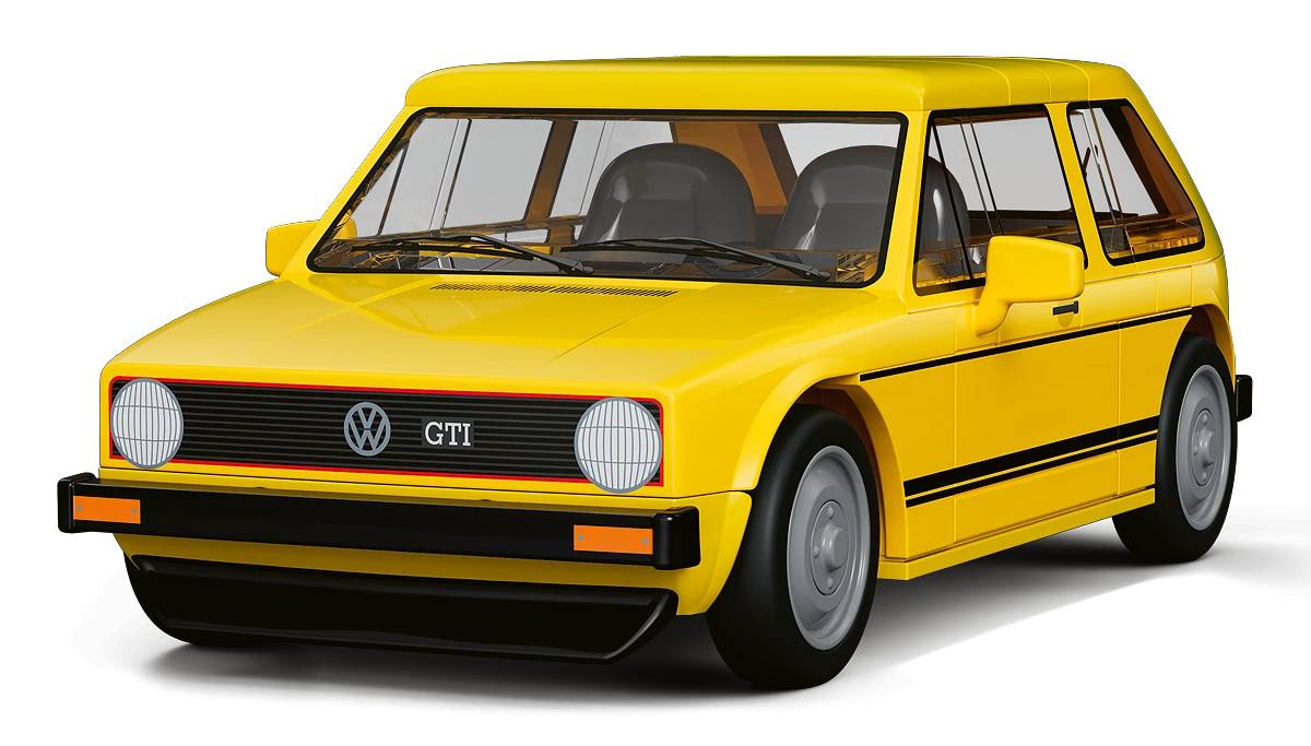 COBI 24663 VW Golf GTI (1976-1983) 1:35 Brick Model 69pcs