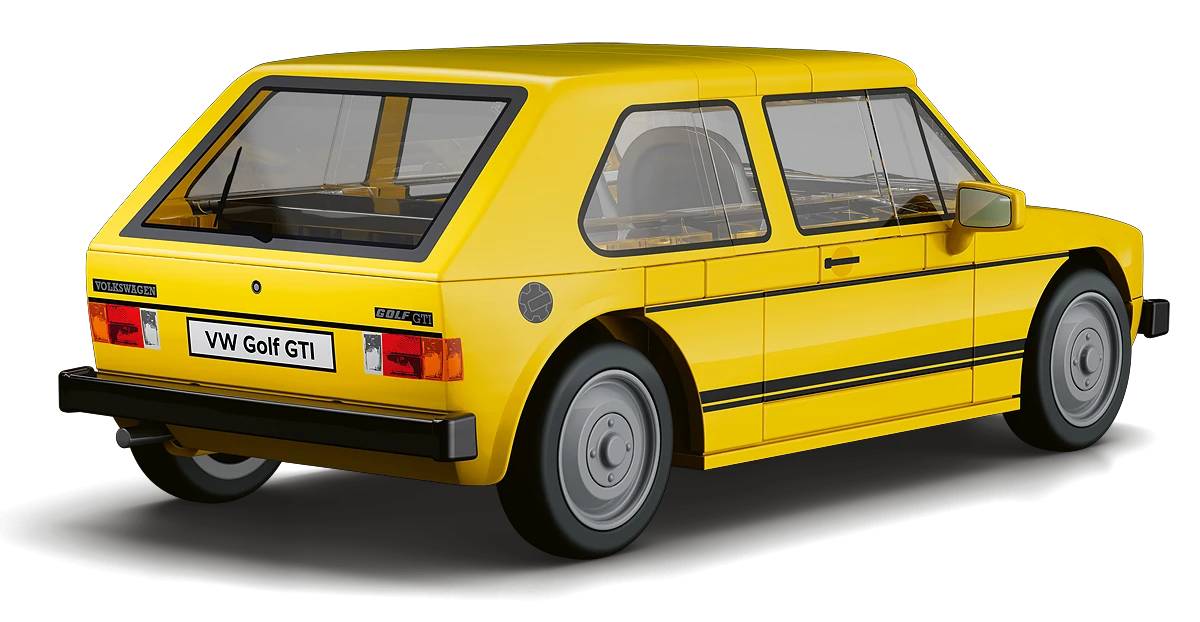 COBI 24663 VW Golf GTI (1976-1983) 1:35 Brick Model 69pcs - image 2