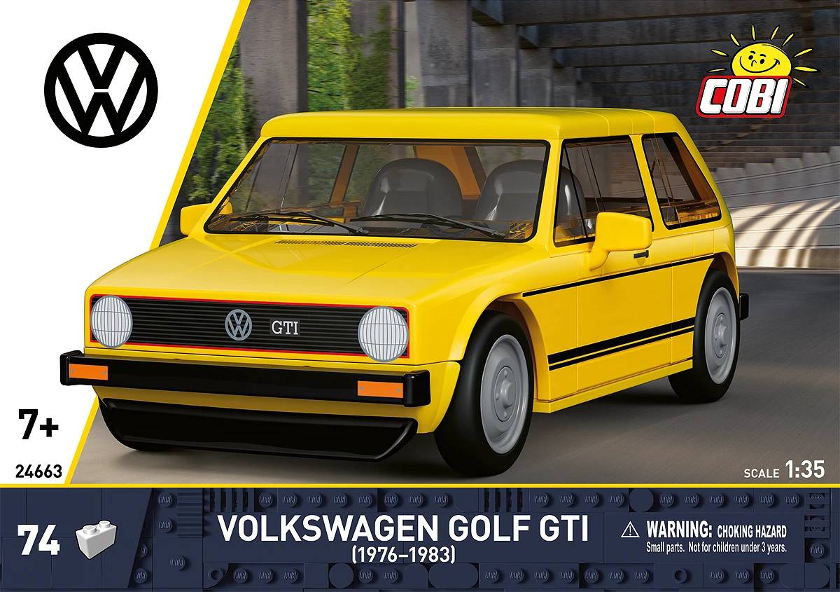 COBI 24663 VW Golf GTI (1976-1983) 1:35 Brick Model 69pcs - image 3