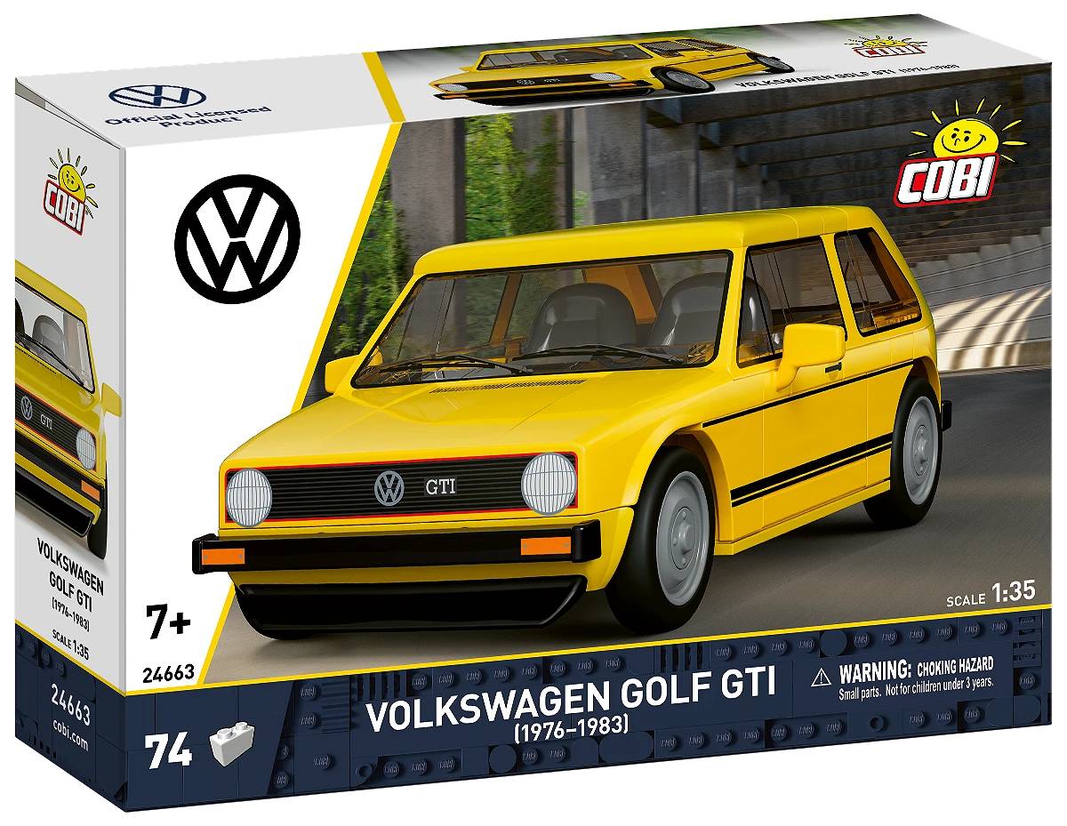 COBI 24663 VW Golf GTI (1976-1983) 1:35 Brick Model 69pcs