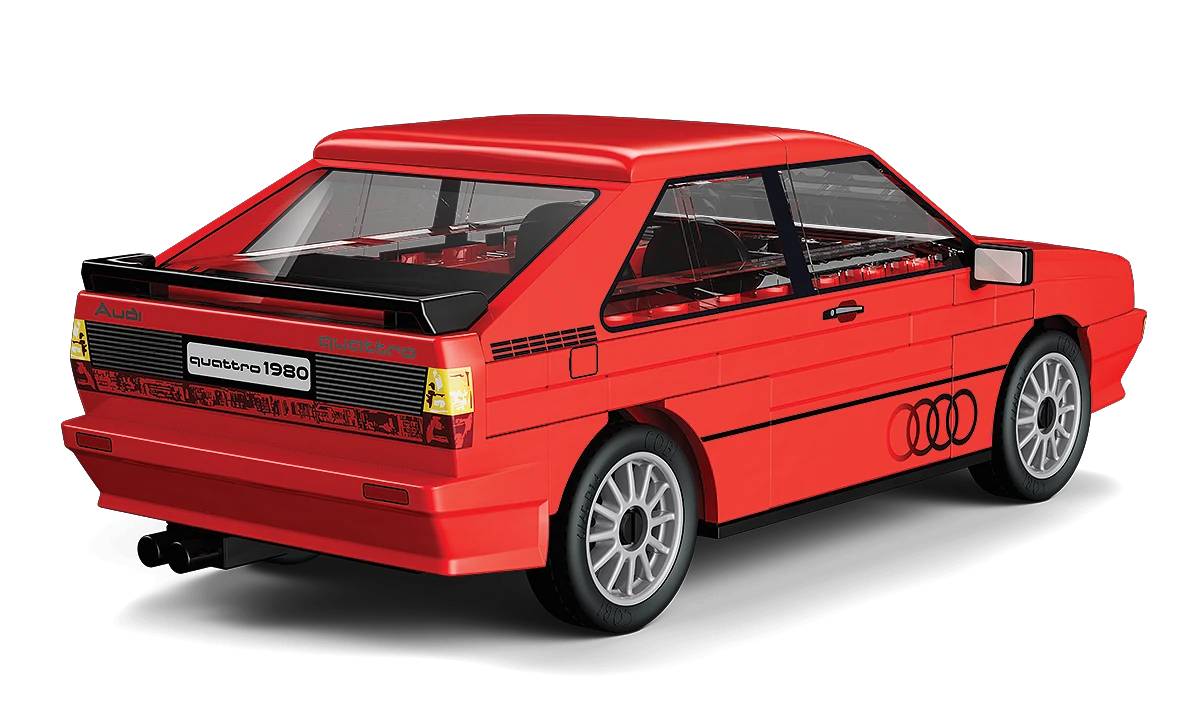 COBI 24664 Red Audi Quattro 1980 1:35 Brick Model 79pcs