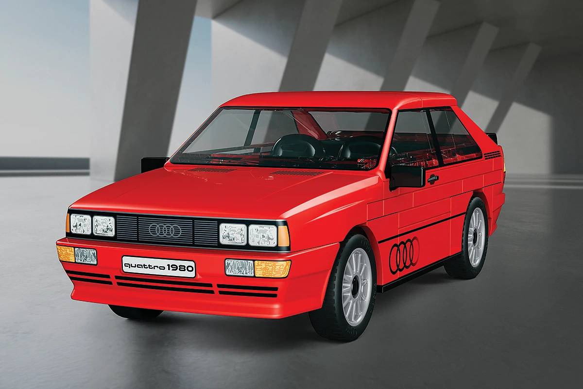 COBI 24664 Red Audi Quattro 1980 1:35 Brick Model 79pcs