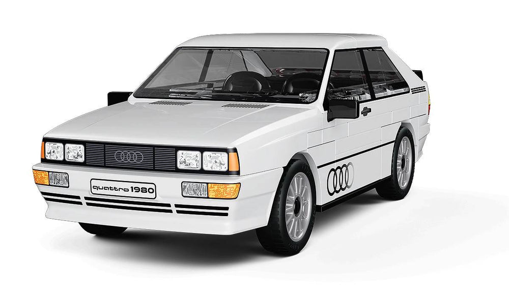 COBI 24665 White Audi Quattro 1980 1:35 Brick Model 79pcs
