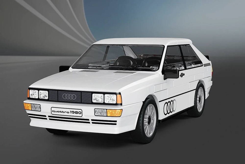 COBI 24665 White Audi Quattro 1980 1:35 Brick Model 79pcs