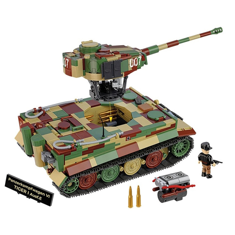 COBI 2587 PzKpfw VI Tiger I Ausf. E 1:28 Brick Model 1207pcs
