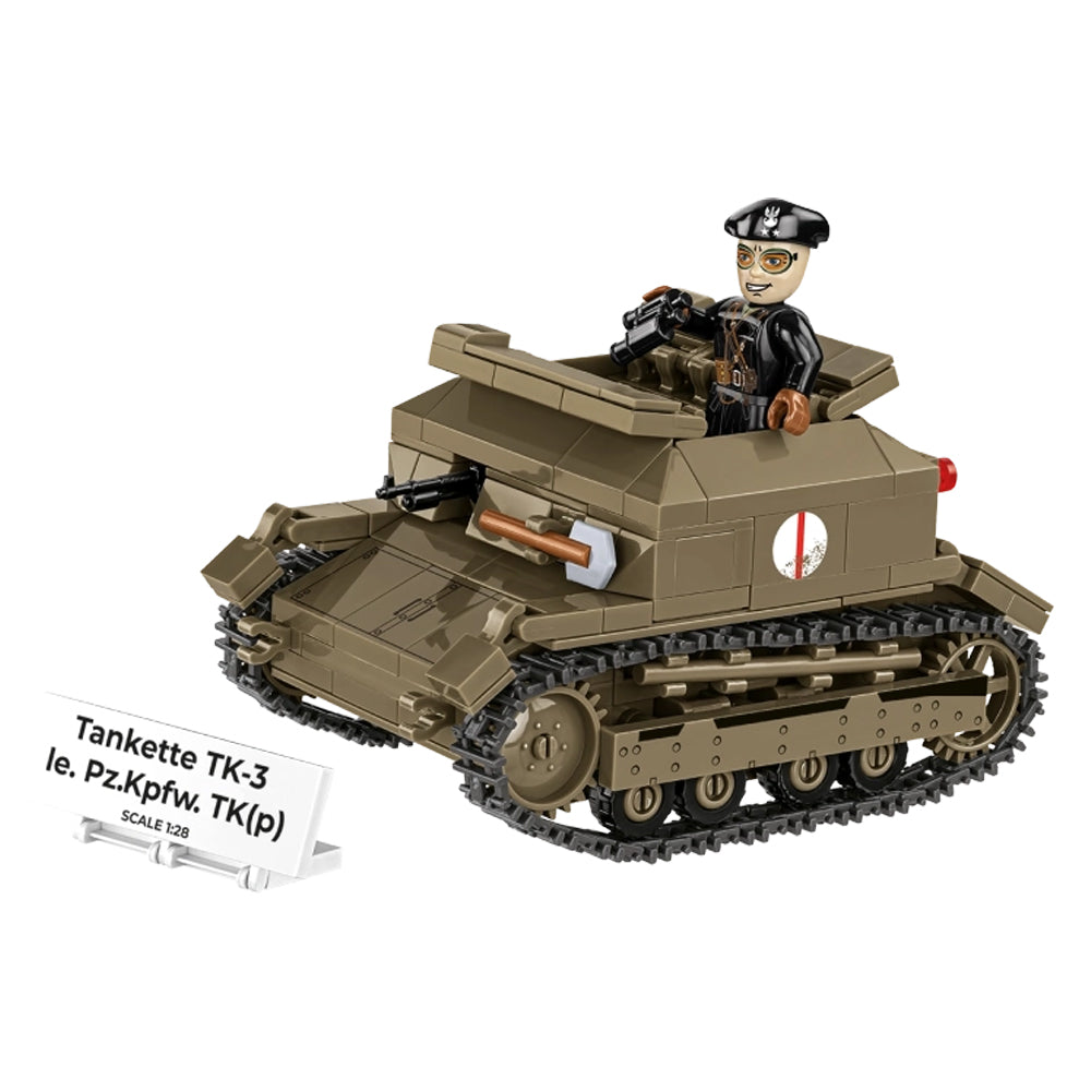 COBI 2658 Tankette TK-3 HC:WWII 1:28 Brick Model 323pcs