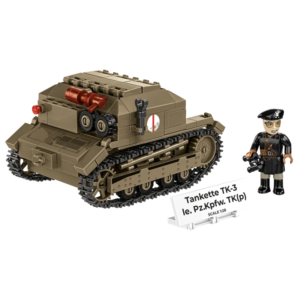 COBI 2658 Tankette TK-3 HC:WWII 1:28 Brick Model 323pcs