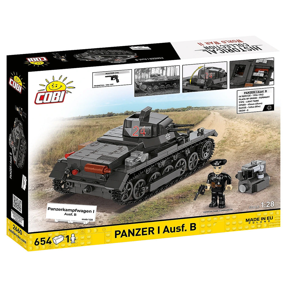 COBI 2660 Panzer I Ausf.B HC WWII 1:28 654pcs