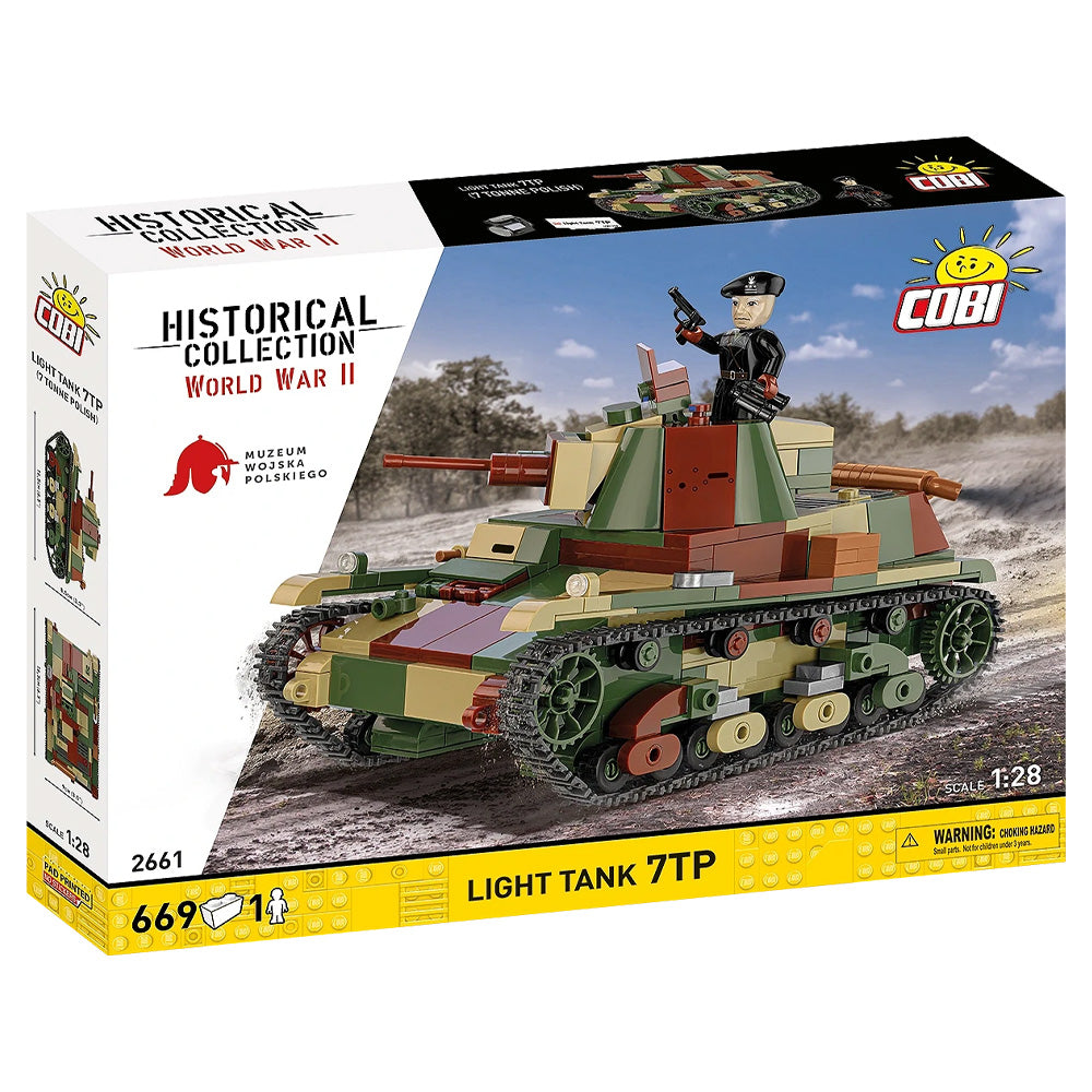 COBI 2661 Light Tank 7TP HC WWII 1:28 669pcs