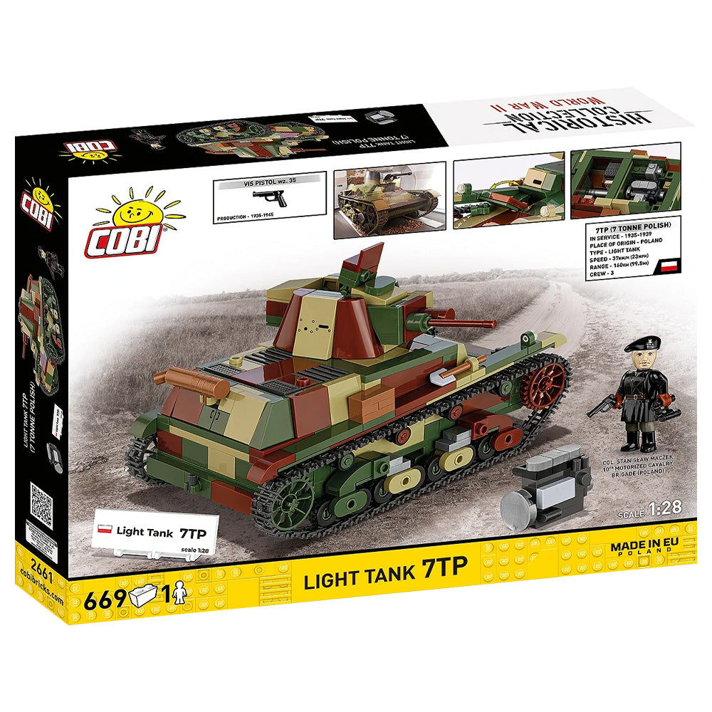 COBI 2661 Light Tank 7TP HC WWII 1:28 669pcs