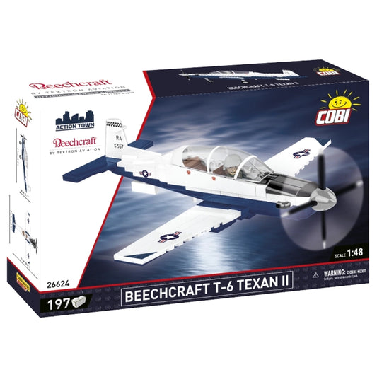 COBI 26624 Beechcraft T-6 Texan II 1:48 Brick Model 197pcs