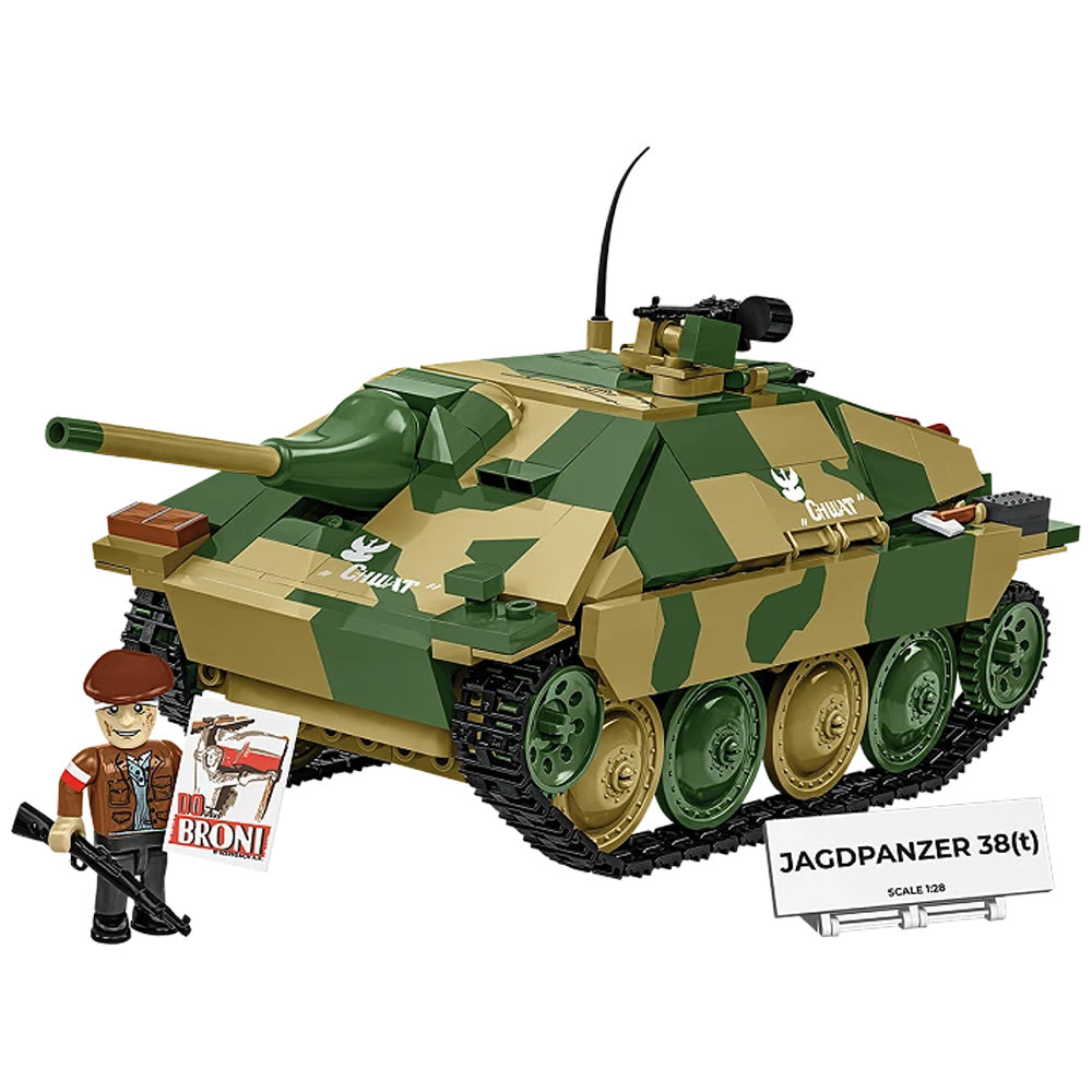 COBI 2670 Jagdpanzer 38(t) "Chwat" (Brave) HC WWII 1:28 731pcs