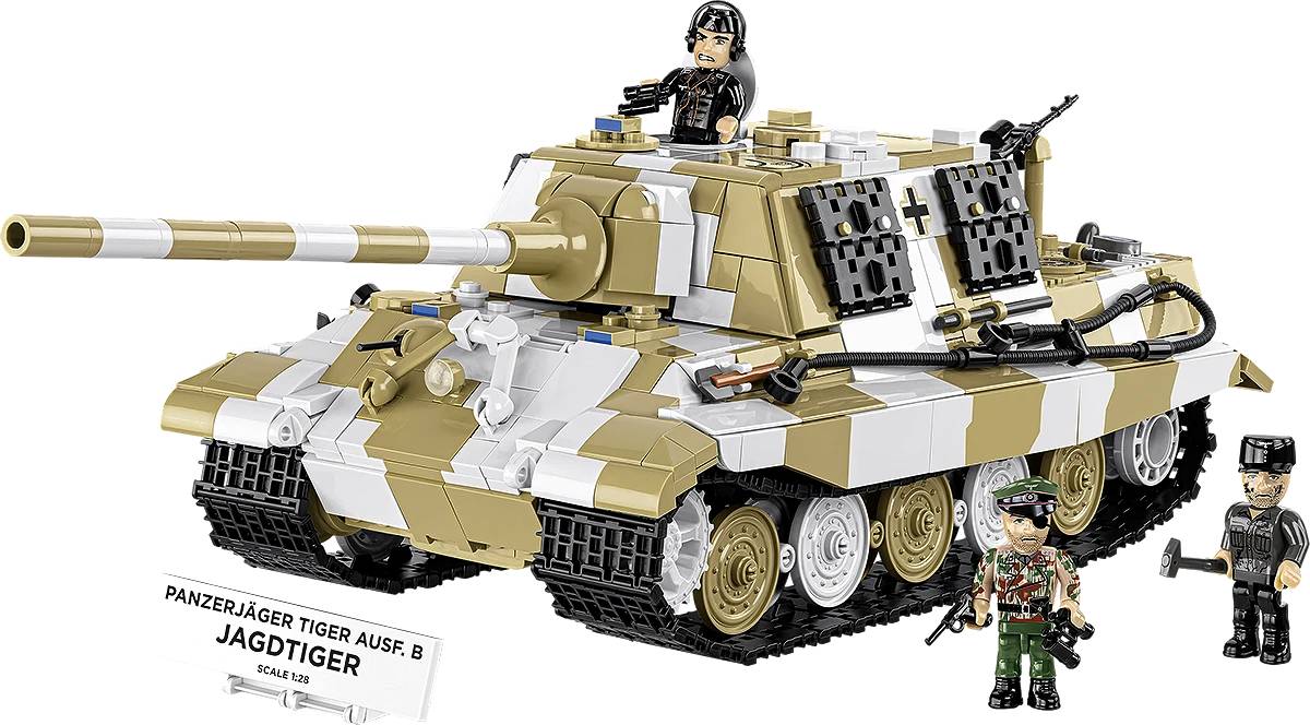 COBI 2674 Panzerjager Tiger Ausf. B Jagdtiger Brick Model 1371pcs