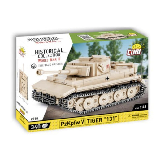 Cobi 2710 Historical Collection WWII PzKpfw VI Tiger 131 Tank 1:48 Model 340pcs