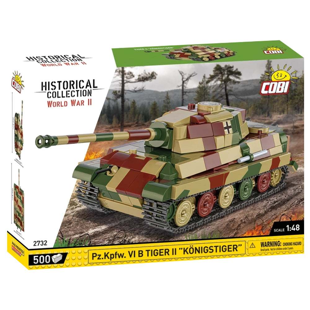 COBI 2732 Pz.Kpfw. VI B Tiger II Konigstiger 1:48 Brick Model 500pcs