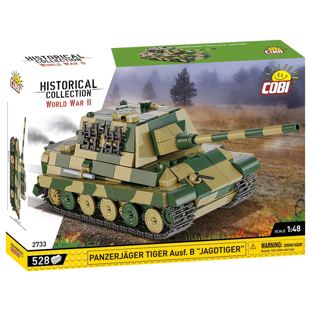 COBI 2733 Panzerjager Tiger Ausf.B Jagdtiger 1:48 Brick Model 528pcs