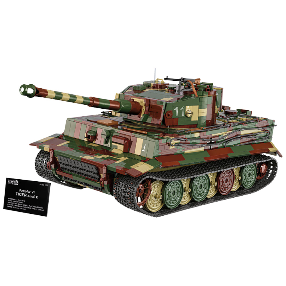 COBI 2807 PzKpfw VI Tiger Ausf.E HC WWII Executive Ed. 1:12 Brick Model 8000pcs