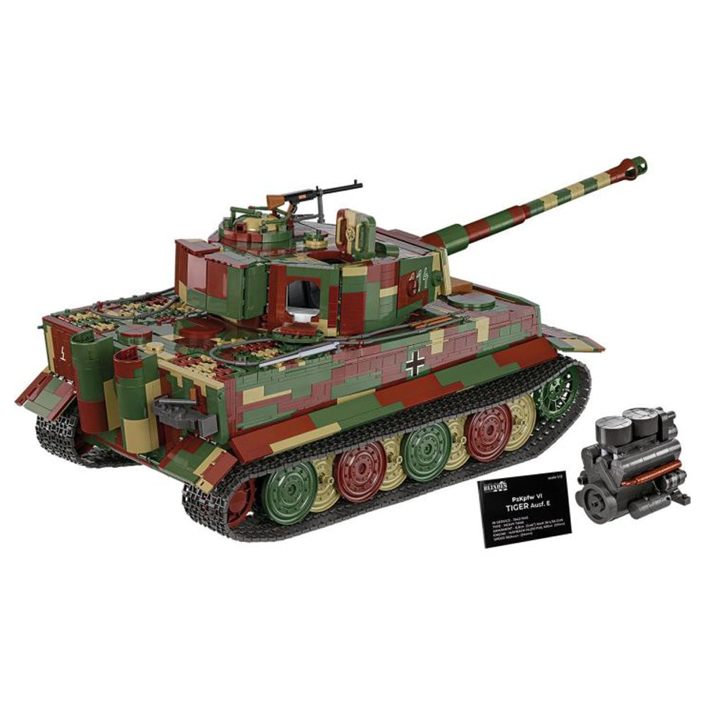 COBI 2807 PzKpfw VI Tiger Ausf.E HC WWII Executive Ed. 1:12 Brick Model 8000pcs