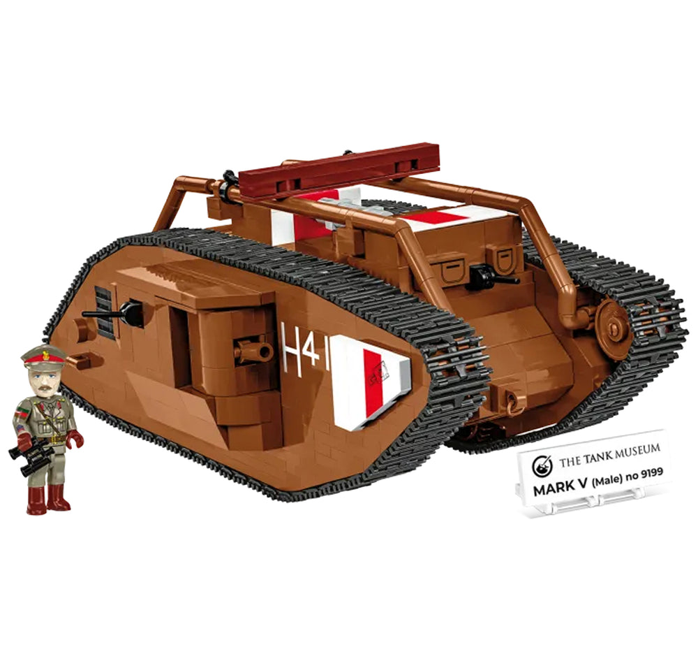 COBI 2995 Mark V (Male) No.9199 HC:WWI Tank 1:35 Brick Model 844pcs