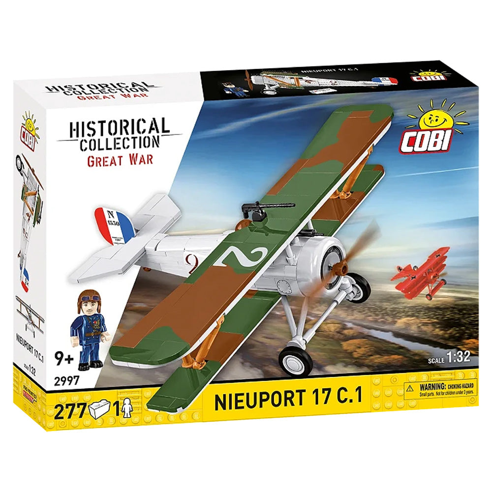 COBI 2997 Nieuport 17 C.1 HC:WWI 1:32 Brick Model Age 9+ 277pcs