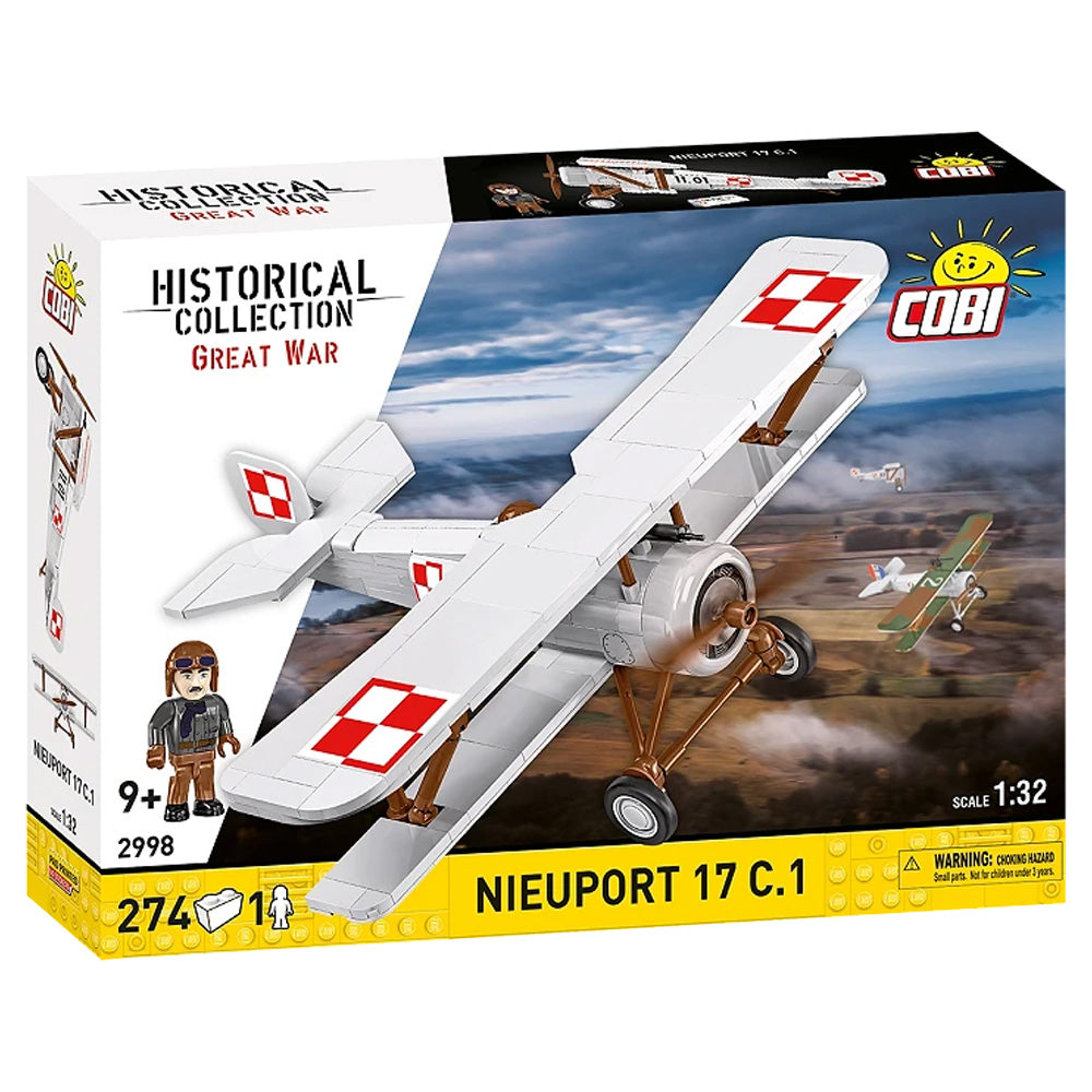 COBI 2998 Nieuport 17 C.1 HC:WWI 1:32 Brick Model Age 9+ 274pcs