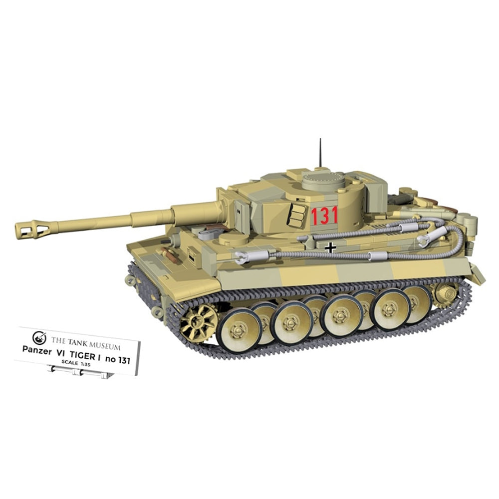 COBI 3123 Panzer VI Tiger No.131 Tank HC WWII 1:35 Brick Model