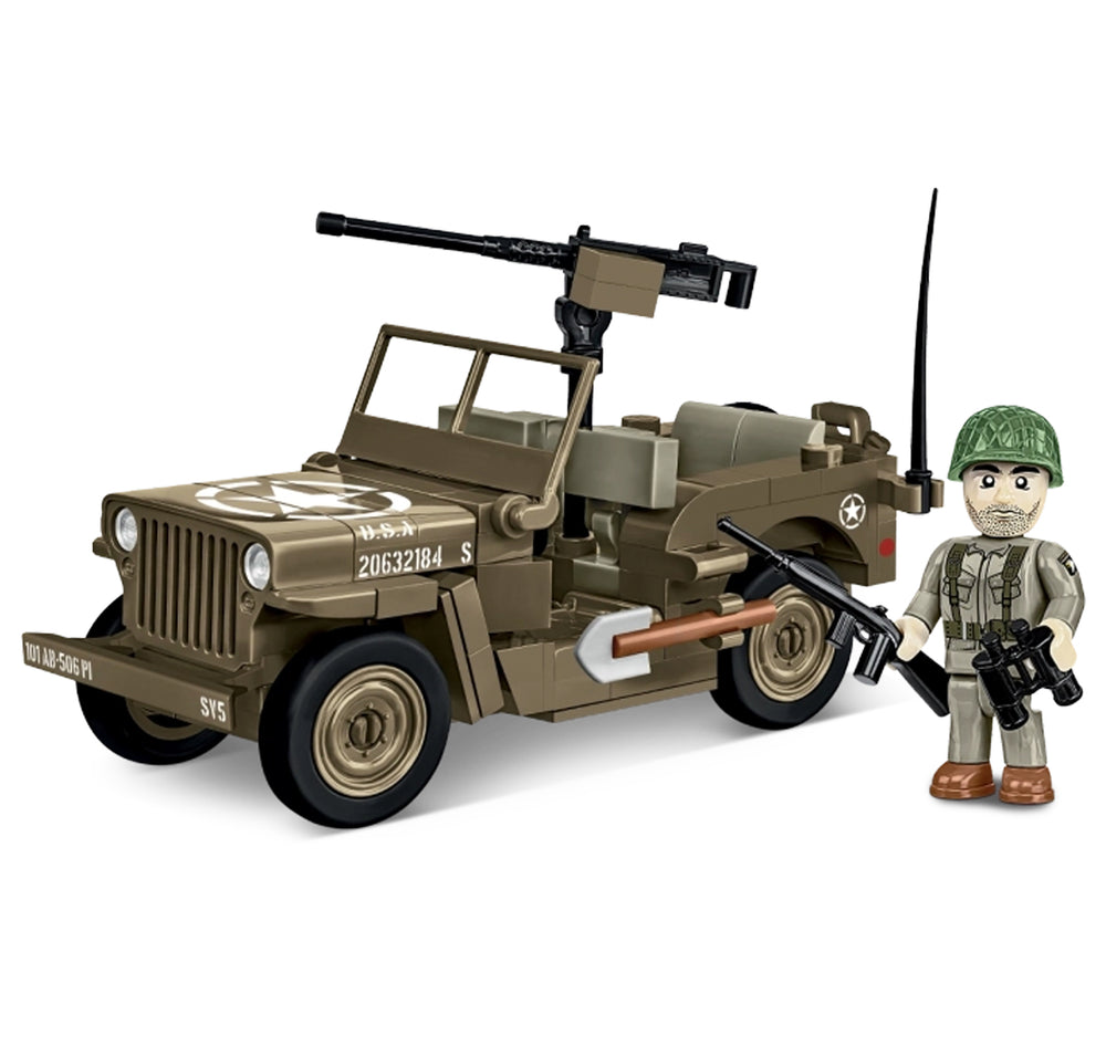 COBI 3133 Willys MB Jeep HC:WWII 1:35 Brick Model 132pcs