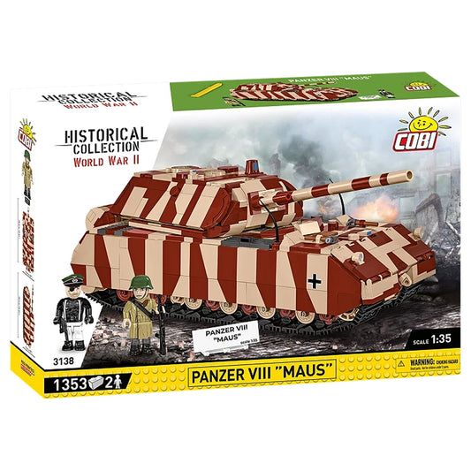 COBI 3138 Panzer VIII Maus HC: WWII 1:35 Brick Model 1353pcs