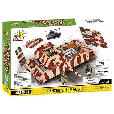 COBI 3138 Panzer VIII Maus HC: WWII 1:35 Brick Model 1353pcs