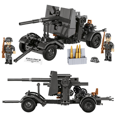 COBI 3140 8.8cm Flak 18 w/Carriage HC WWII 1:35 360pcs