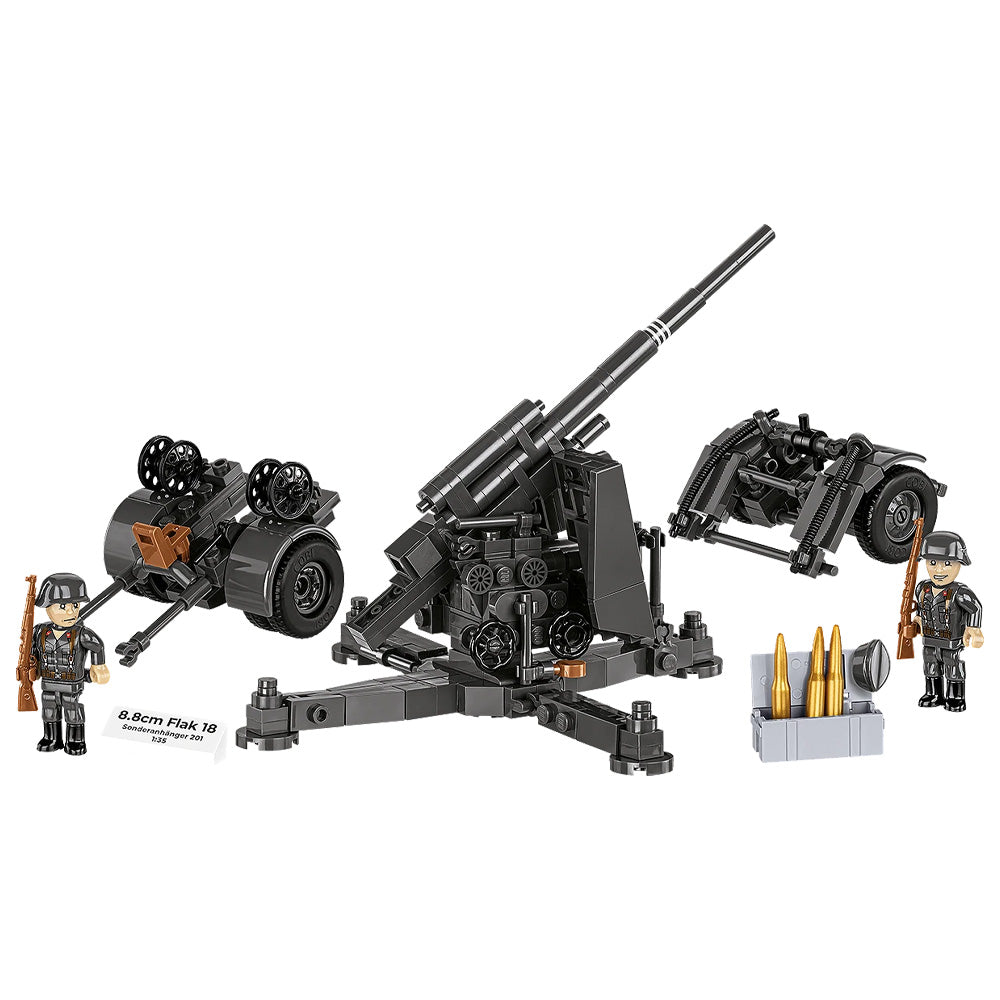 COBI 3140 8.8cm Flak 18 w/Carriage HC WWII 1:35 360pcs