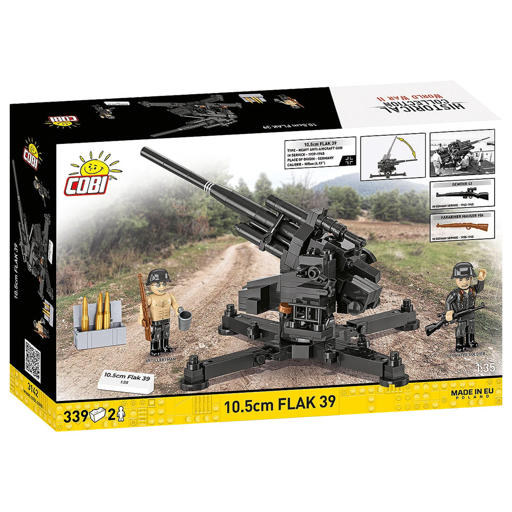 COBI 3142 10.5cm Flak 39 HC WWII 1:35 339pcs