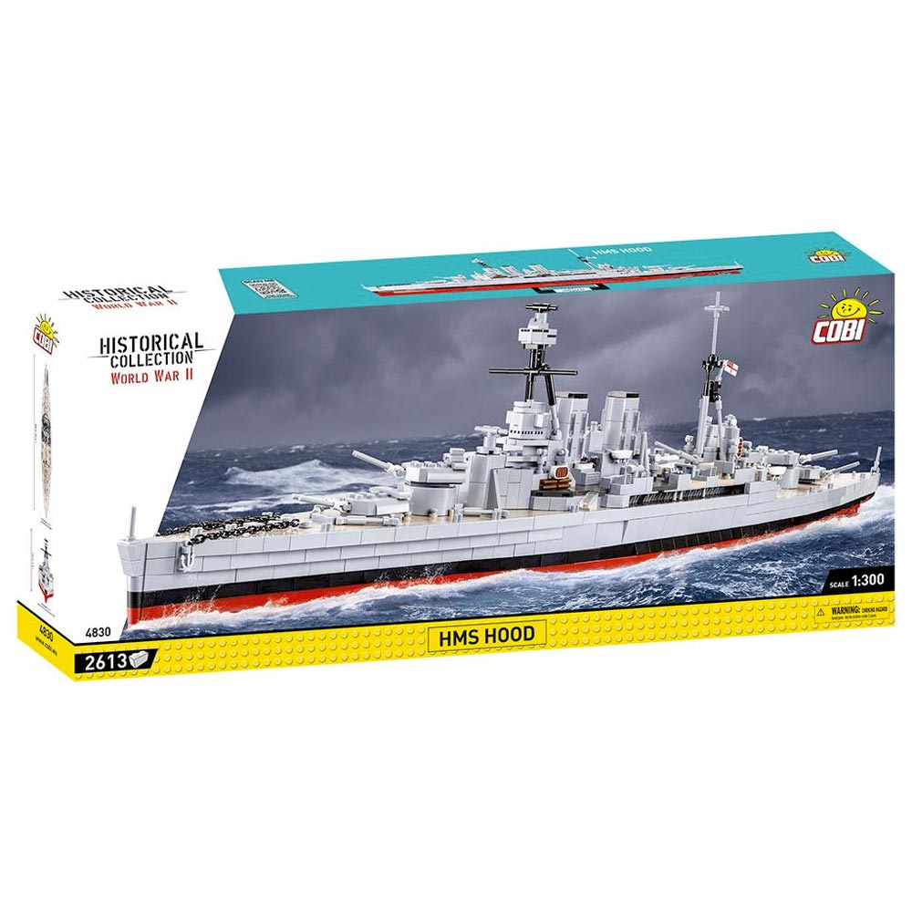 Cobi 4830 HMS Hood WWII Ship 1:300 Model Battleship Kit 2620 Pcs