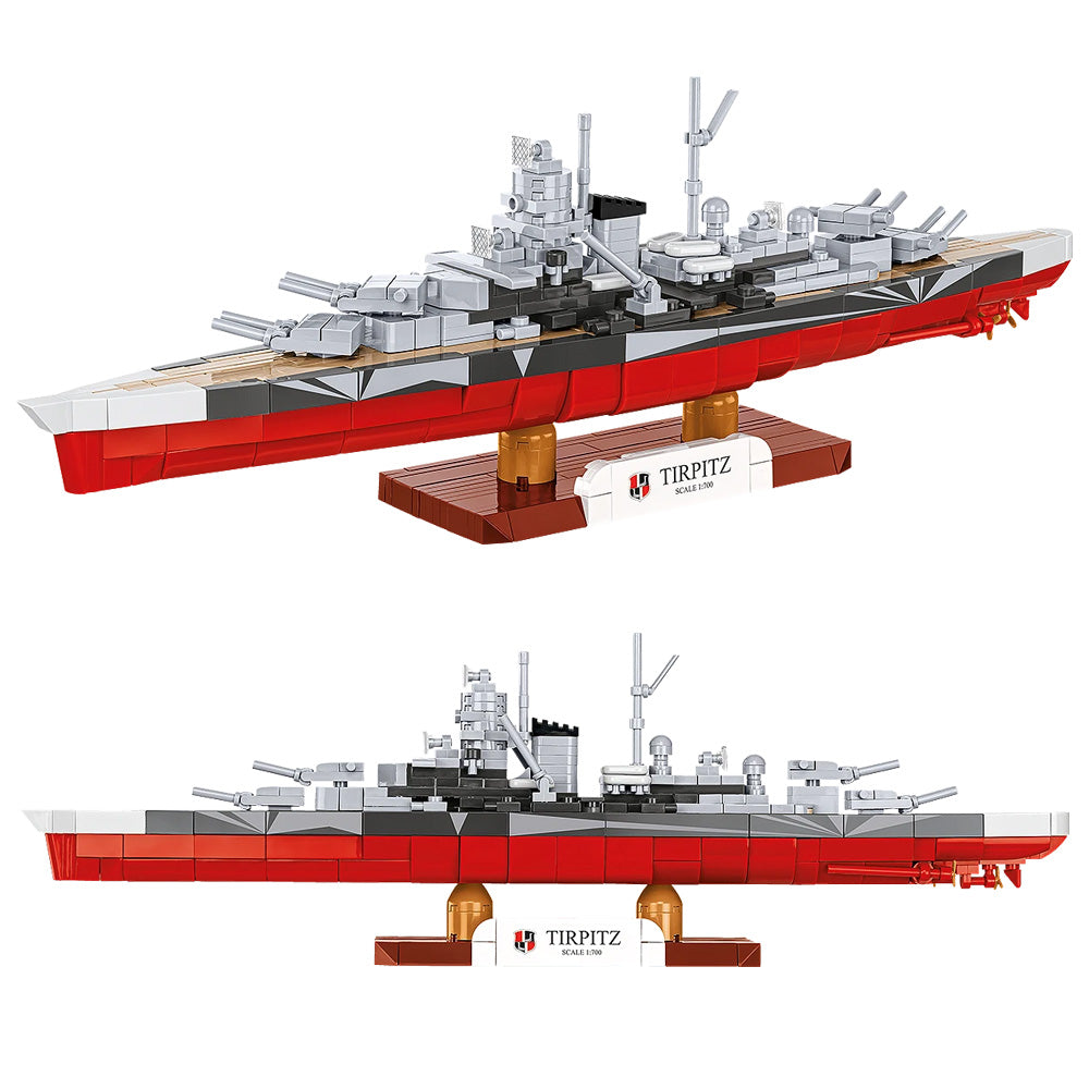 COBI 4853 Battleship Tirpitz HC WWII 1:700 593pcs