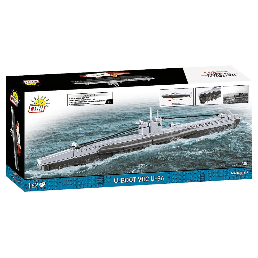 COBI 4857 U-Boot VIIC U-96 HC WWII 1:300 162pcs