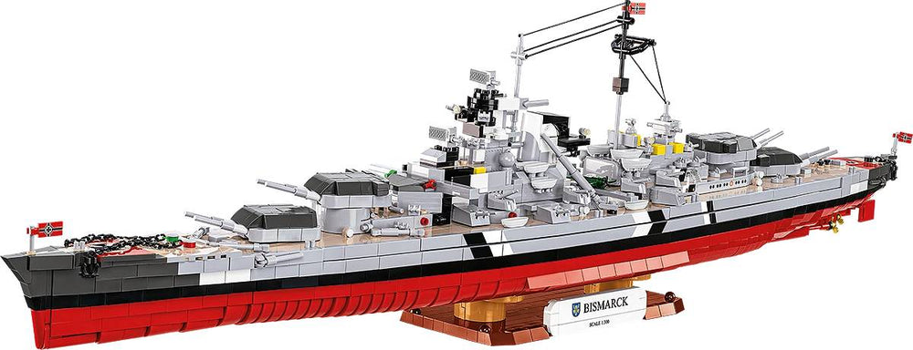 COBI 4860 Battleship Bismarck 1:300 Brick Model 3204pcs