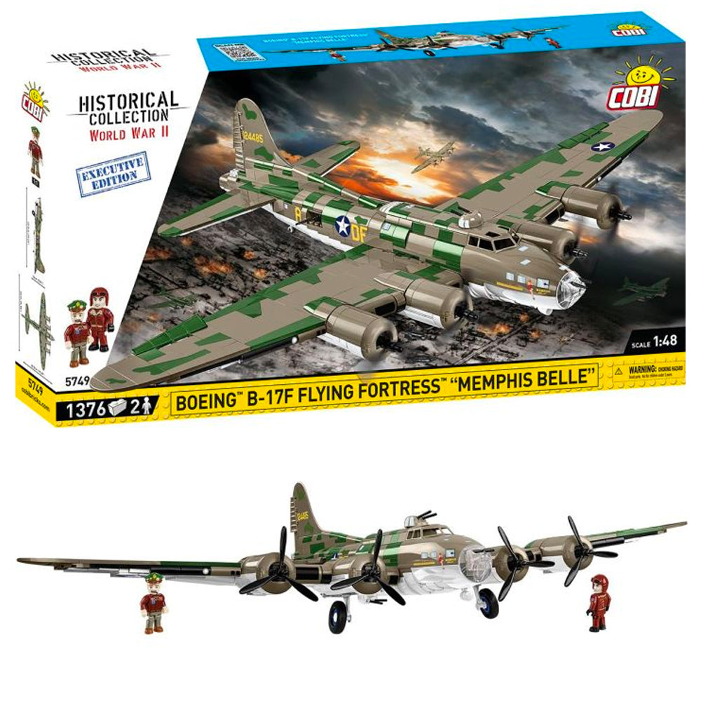 COBI 5749 Boeing B-17F Flying Fortress Memphis Belle 1:48 Brick Model