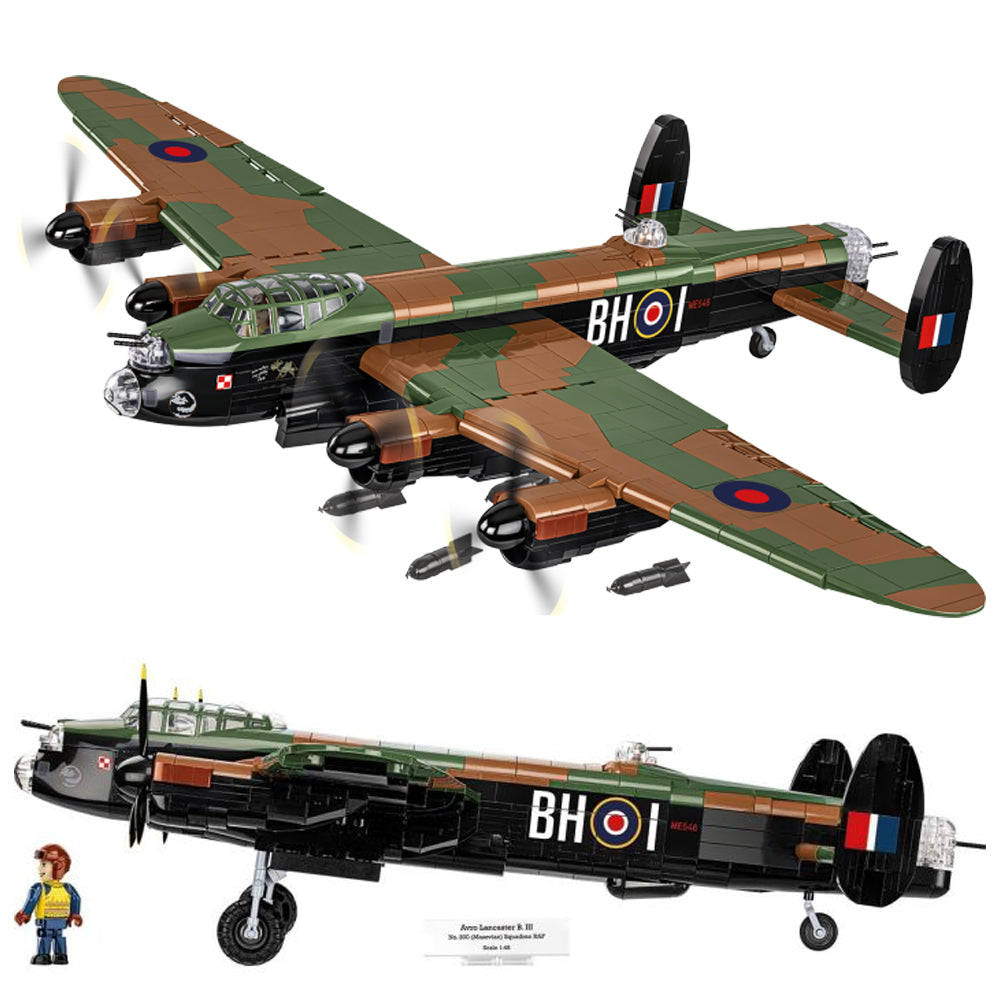 COBI 5759 Avro Lancaster B Mk.III HC WWII 1:48 Brick Model 1595pcs