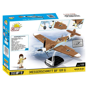 COBI 5761 Messerschmitt Bf 109 G HC:WWII 1:32 Brick Model 350pcs
