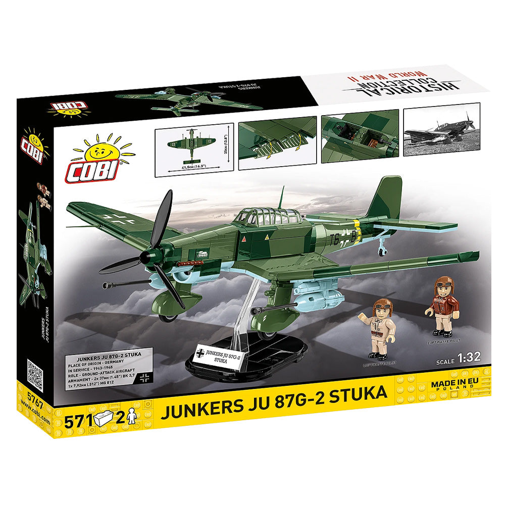 COBI 5767 Junkers Ju 87 G-2 STUKA HC WWII 1:32 571pcs