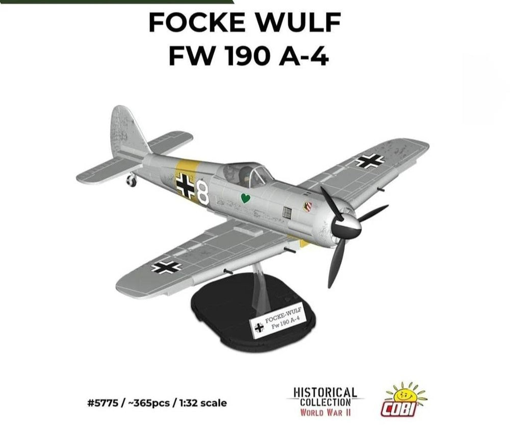 COBI 5775 Focke-Wulf Fw 190 A-4 1:32 Brick Model 365pcs