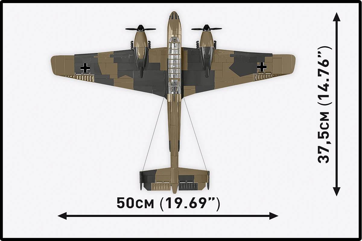 COBI 5777 Messerschmitt Bf 110C 1:32 Brick Model 573pcs - image 11