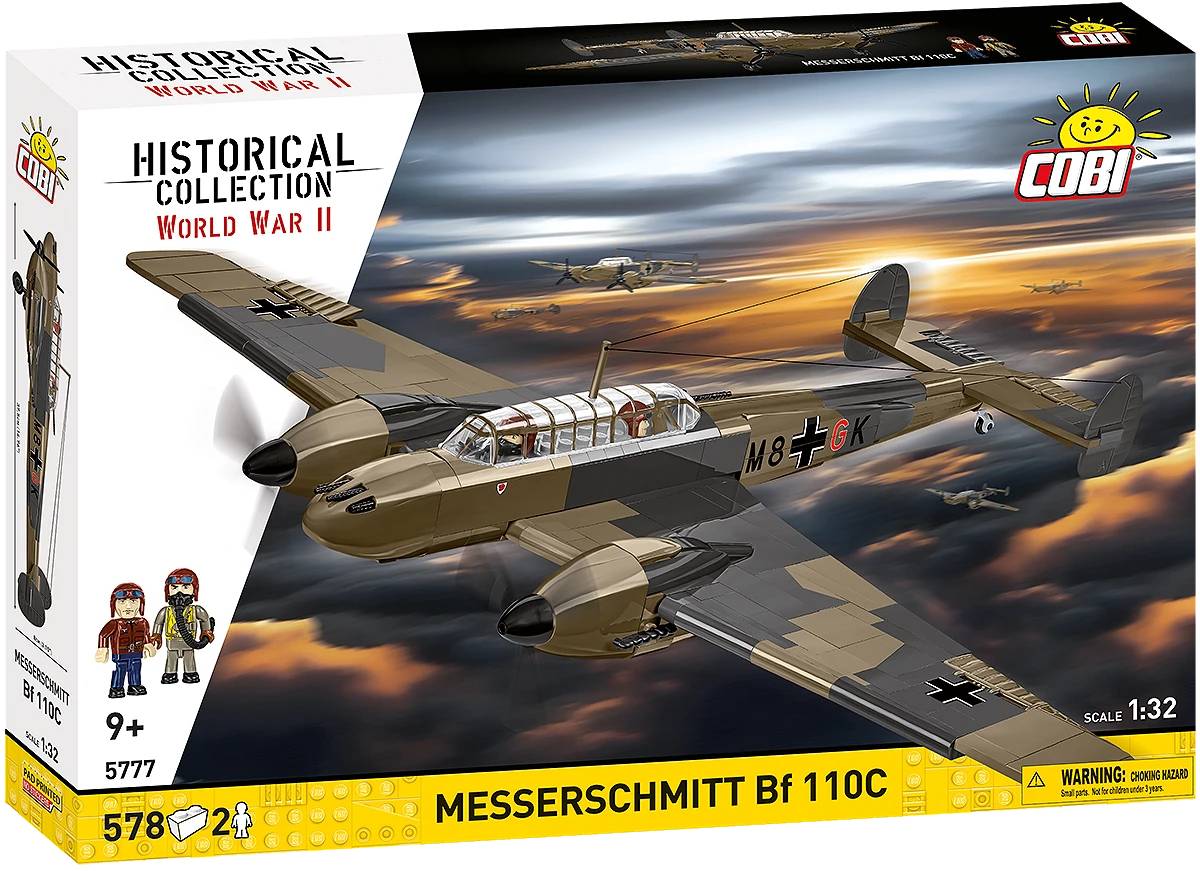 COBI 5777 Messerschmitt Bf 110C 1:32 Brick Model 573pcs - image 12