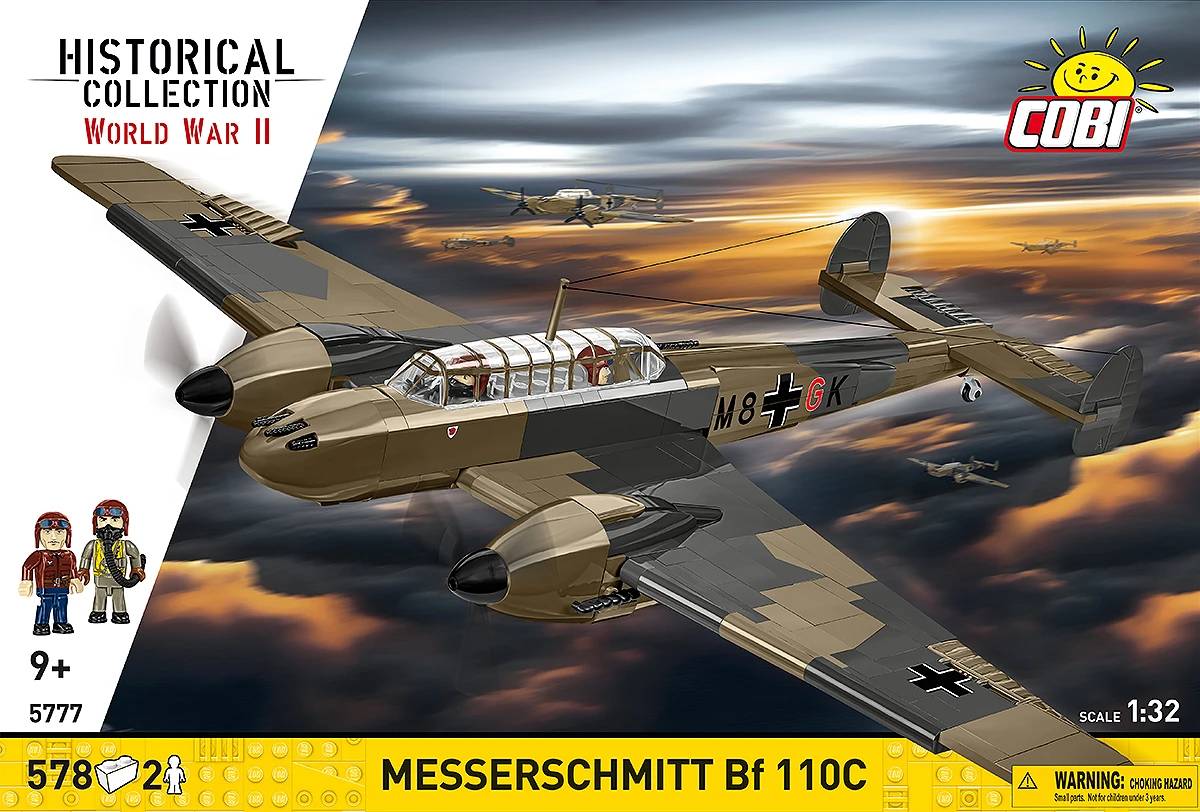 COBI 5777 Messerschmitt Bf 110C 1:32 Brick Model 573pcs - image 3