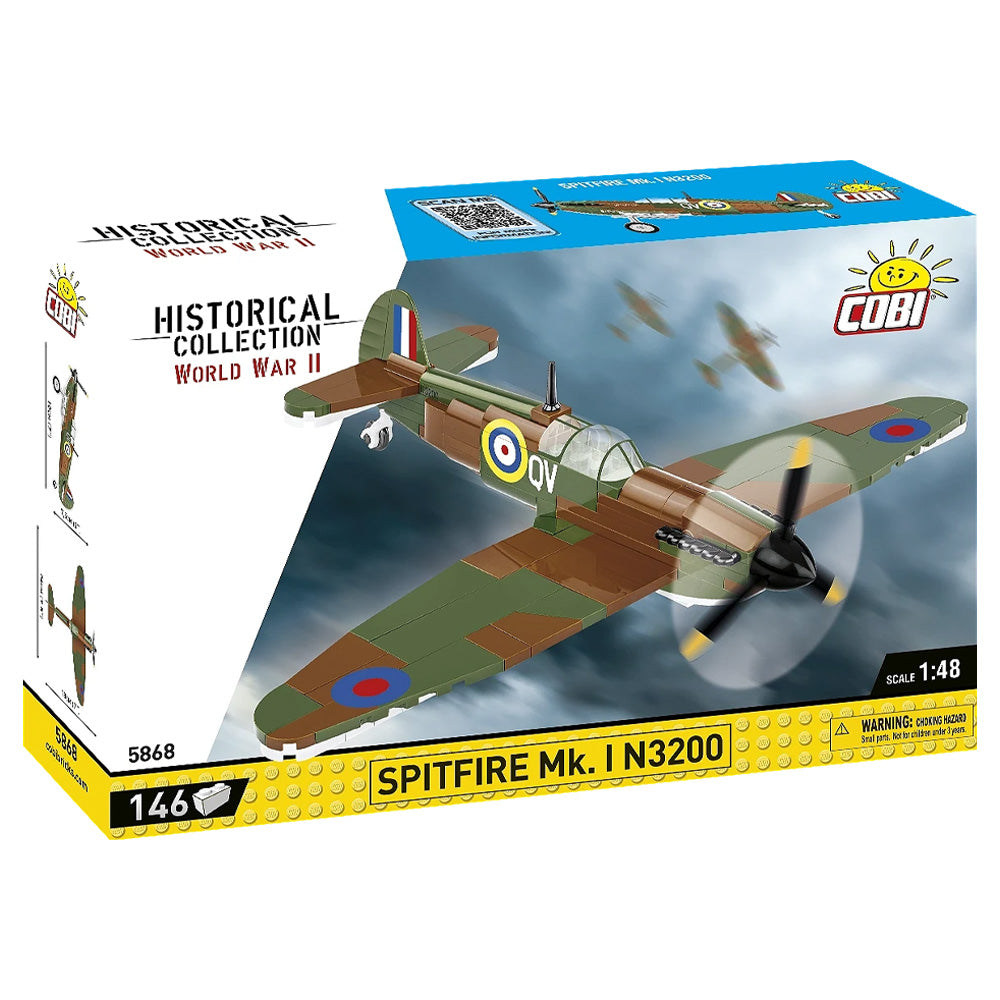 COBI 5868 Spitfire Mk.I N3200 HC WWII 1:48 146pcs
