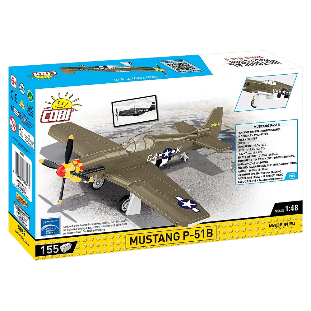 COBI 5869 Mustang P-51B HC WWII 1:48 155pcs