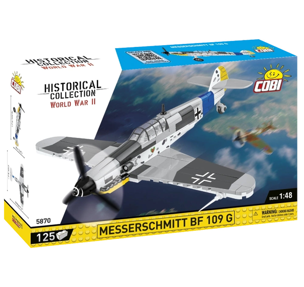 COBI 5870 Messerschmitt Bf 109 G HC: WWII 1:48 Brick Model 125pcs
