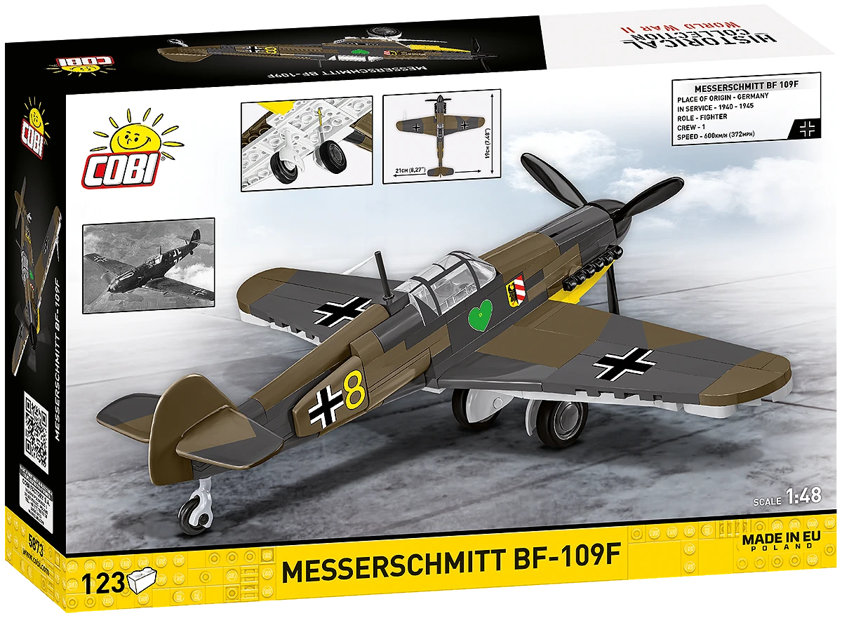 COBI 5873 Messerschmitt Bf-109F Brick Model 123pcs
