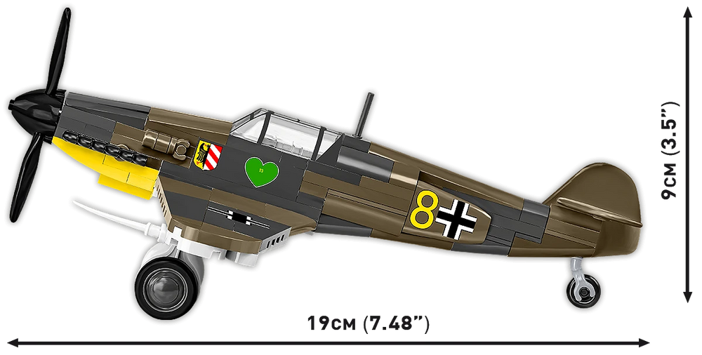 COBI 5873 Messerschmitt Bf-109F Brick Model 123pcs