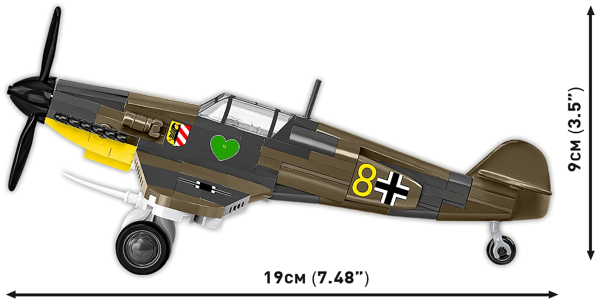COBI 5873 Messerschmitt Bf-109F Brick Model 123pcs